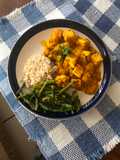 Tofu al curry