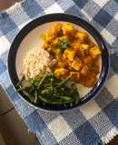 Tofu al curry
