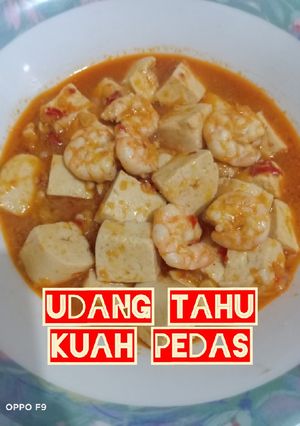 Foto resep Udang Tahu Kuah Pedas