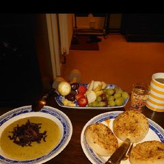 A picture of Pumpkin soup.