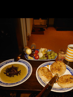 A picture of Pumpkin soup.