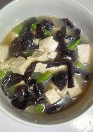 Foto resep Sup Tahu Jamur Kuping