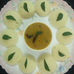Idli sambhar A picture of Idli sambhar.