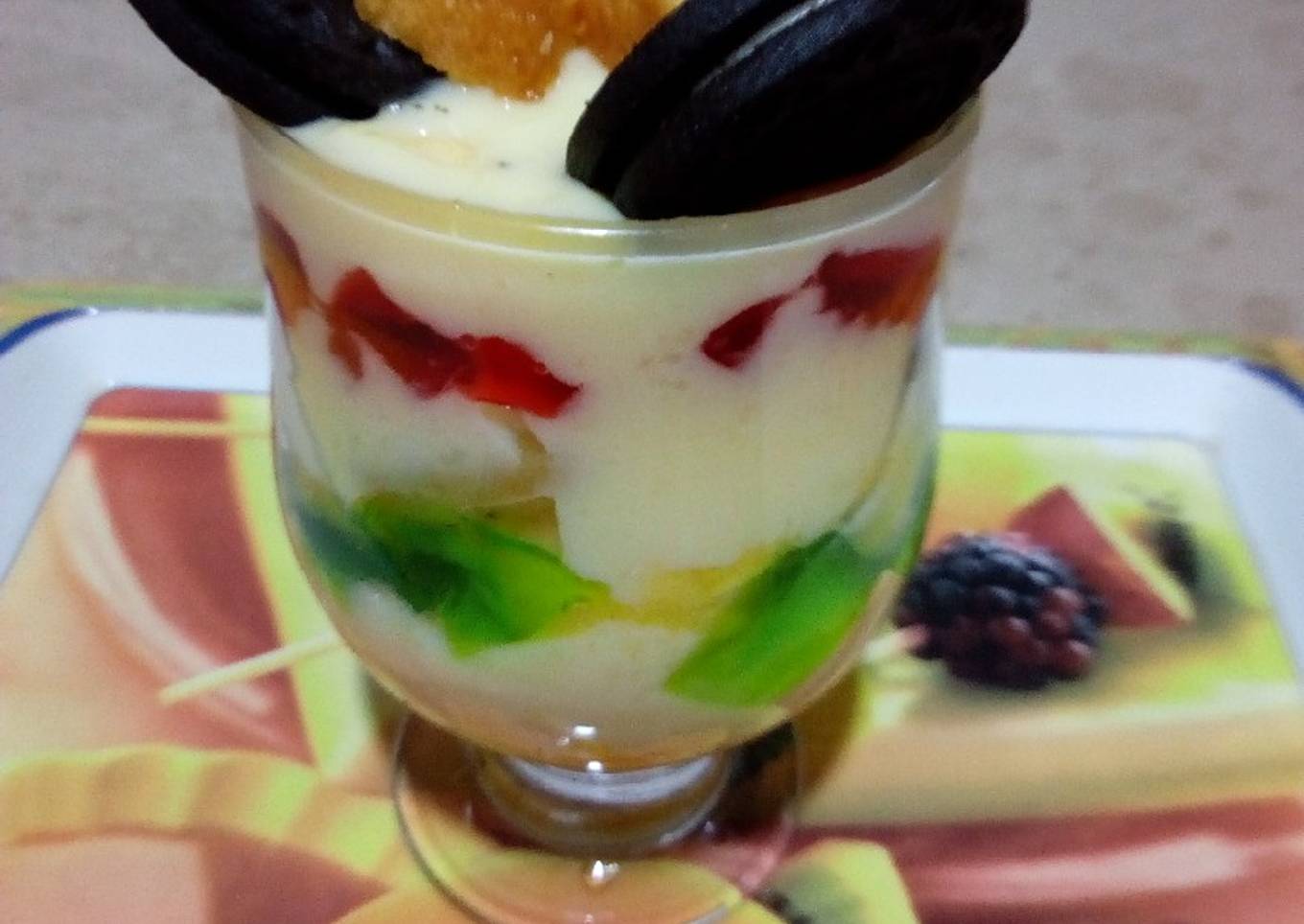 Orea vanilla custard