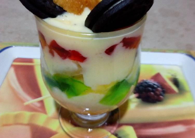 Simple Way to Prepare Speedy Orea vanilla custard