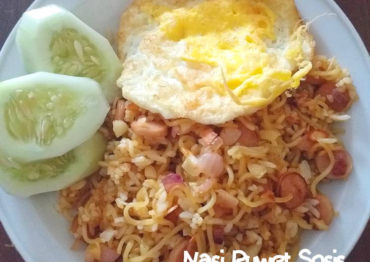 Nasi Ruwet Sosis