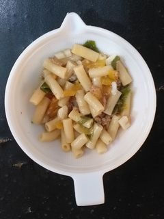 Foto resep MPASI 8+ : Macaroni saus tomat daging