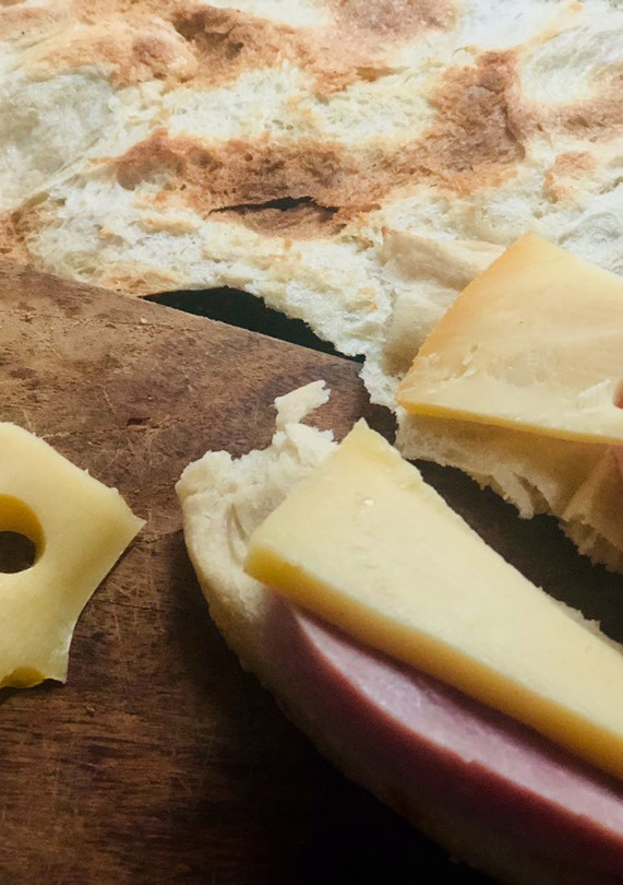 Una foto de Tortilla de pan de masa madre