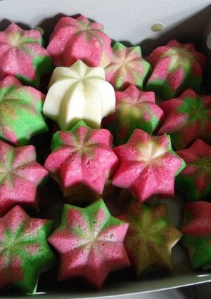 Foto resep Bolu kukus rainbow 