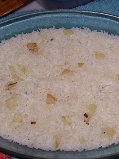 Una foto de Arroz blanco al horno