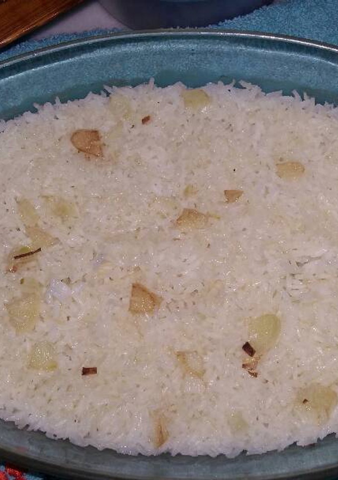 Una foto de Arroz blanco al horno