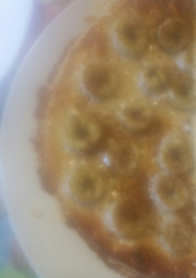 Una foto de Pizza de Banana con leche condensada y canela