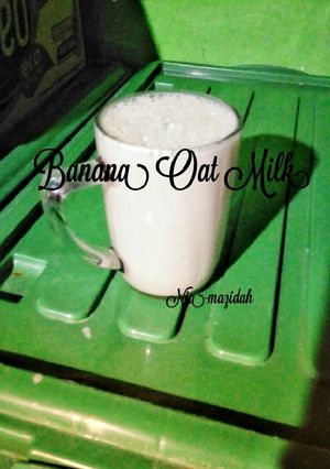Foto resep Banana Oat Milk