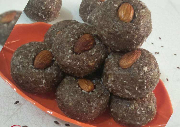 Simple Way to Prepare Any-night-of-the-week Flax seeds laddu