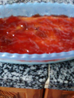 Una foto de Postre de queso de untar light