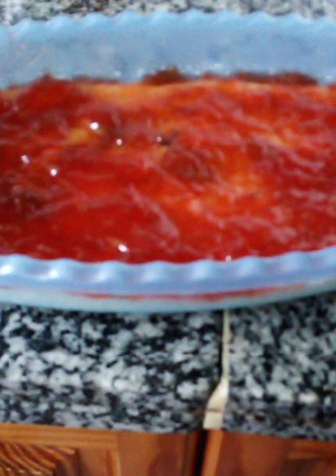 Una foto de Postre de queso de untar light