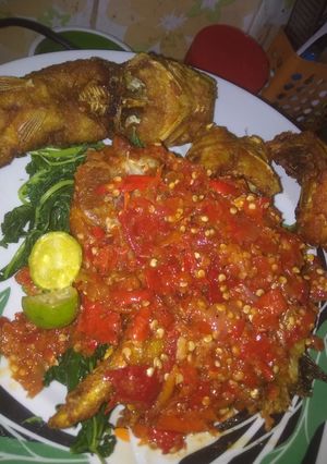 Foto resep Ayam lele geprek