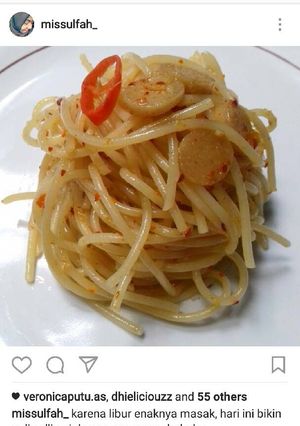 Foto resep Spaghetti Aglio O'lio
