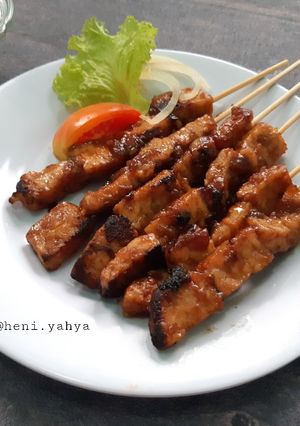 Foto resep Sate Tempe Lada Hitam