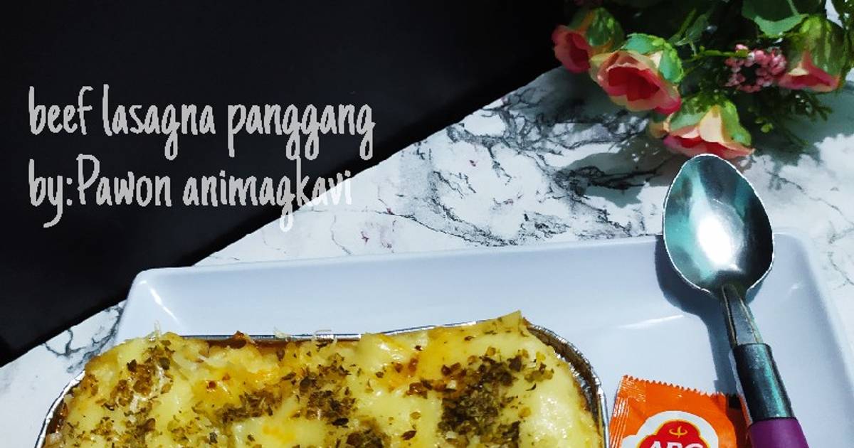 Resep 198 Beef Lasagna Panggang Oleh Pawon Animagkavi Cookpad