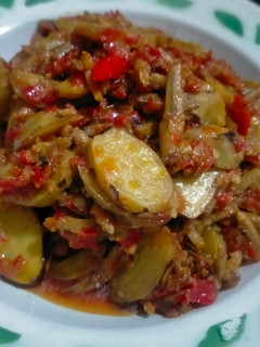 Foto resep Teri jengkol balado
