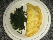 Una foto de omelette relleno queso