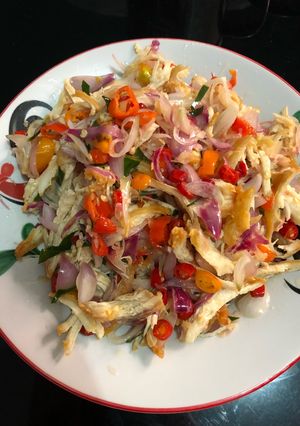 Foto resep Ayam suwir sambal matah