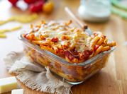 Une photo de pasta sauce tomate