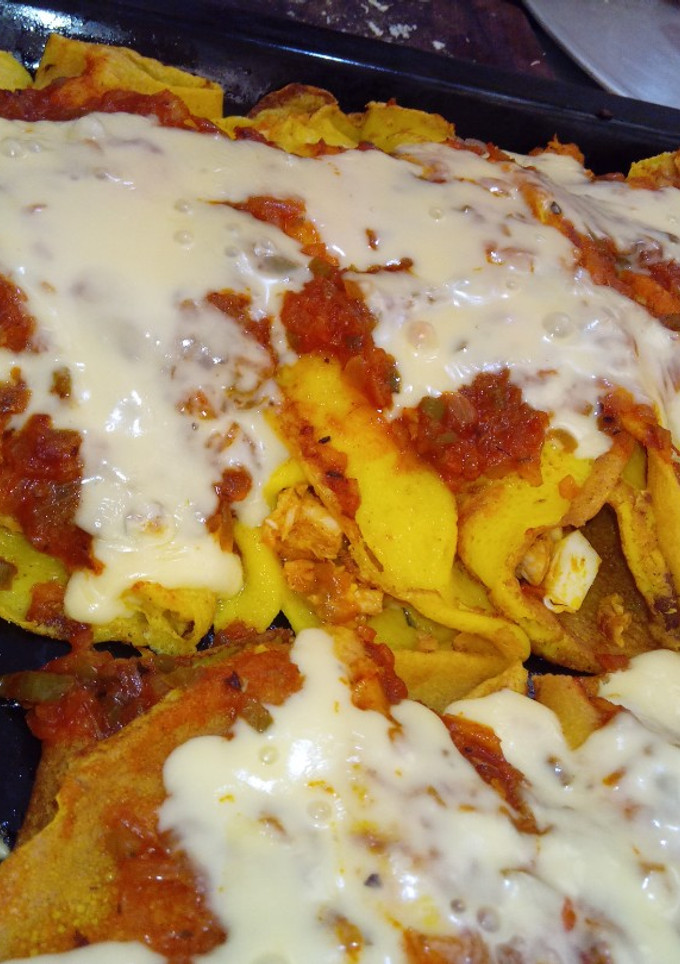 Una foto de Canelones de pollo y zapallito
