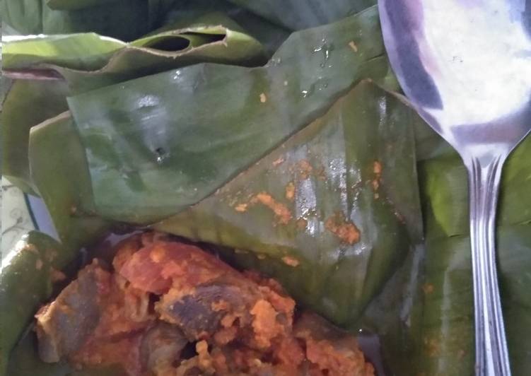 Cara mudah meracik Pepes jeroan ayam jawa, Bisa Manjain Lidah