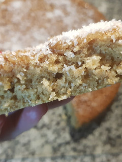 Una foto de Torta de coco con harina Integral sin huevos!