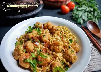 Mudah Cepat Memasak Mongolian Meatball Ramen Ala Warteg