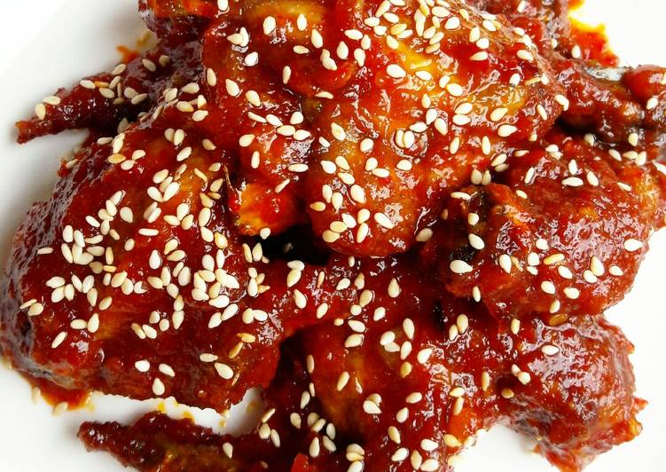 7 Resep: Korean Spicy Chicken Wings yang Menggugah Selera!