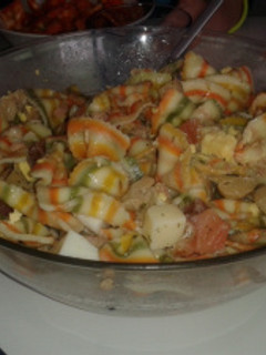 Una foto de Ensalada de pasta italiana