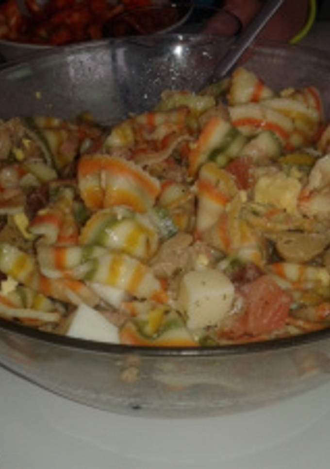 Una foto de Ensalada de pasta italiana