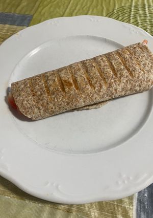 Una foto de Fajita integral con verduras