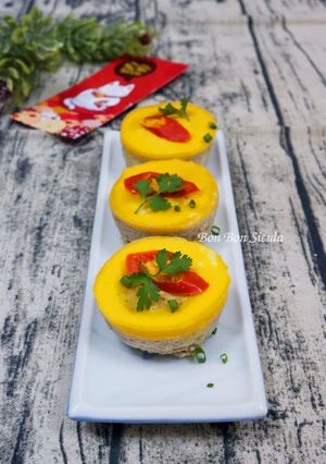Hình của món Mắm Linh Chưng Hột Vịt.