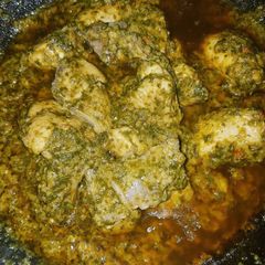 Chicken Green Karhai A picture of Chicken Green Karhai.