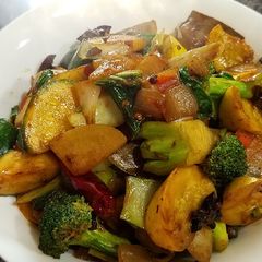 A picture of Szuchuan veggies claypot麻辣蔬菜香锅.