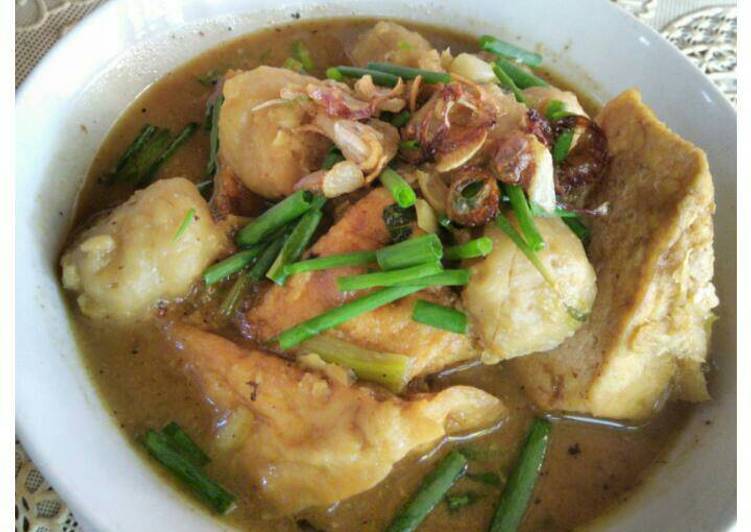 Semur tahu&pentol baso