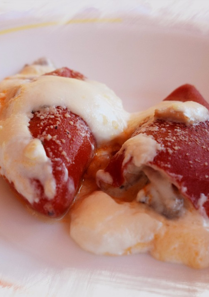 Una foto de Pimientos rellenos fáciles y rápidos