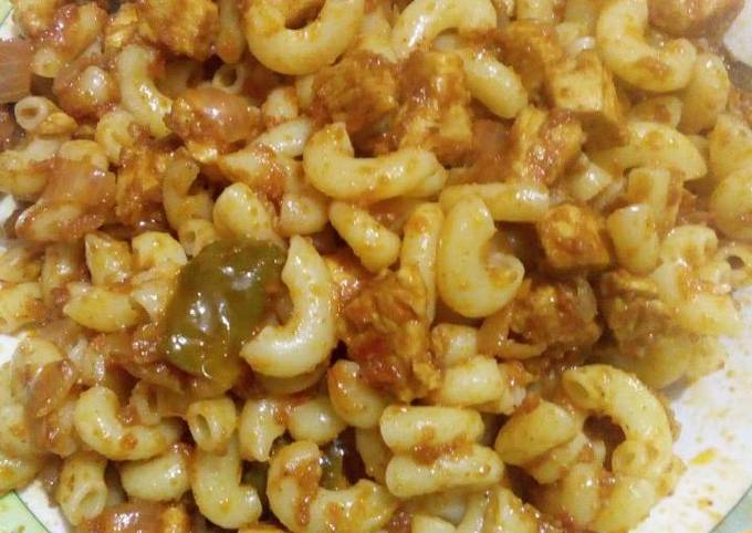 Chicken Qeema Macaroni Recipe