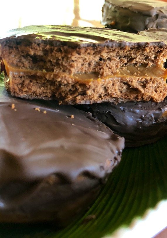 Una foto de Únicos en su estilo, alfajores tipo Havana caseros