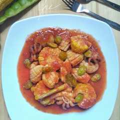Cumi Sotong Saus Padang রেসিপির প্রধান ছবি