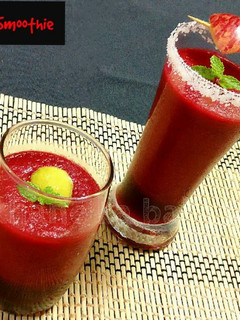 A picture of Bloody Apple Smoothie.