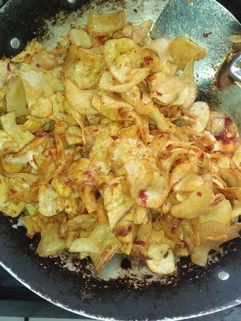 Cara Mudah Membuat Resep Kripik singkong pedas manis yang Bikin Ngiler Anti Ribet, Lezat Sekali