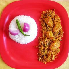 A picture of Bandhakopi er torkari..!!! #platter.