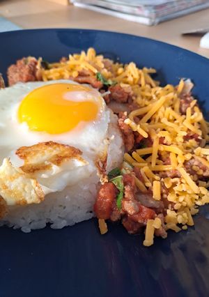 Une photo de Okinawa tacos rice