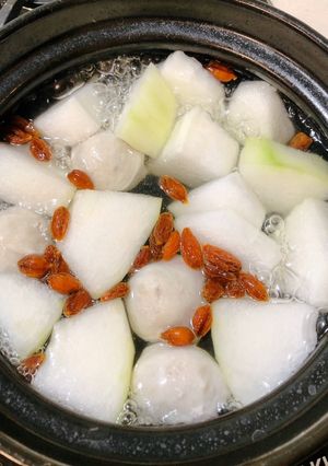 枸杞冬瓜香菇湯 的食譜成品照片