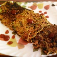 A picture of Aloo tiki.
